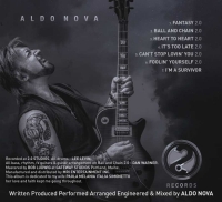 Aldo Nova Back Cover