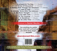 CD Back Cover