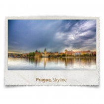 Charles Bridge crossing the Vltava River, Prague