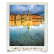St.-Peter and Limmat River Reflection, Zurich