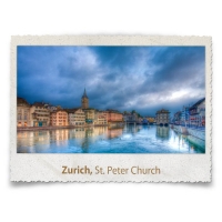 St-Peter's and the Limmat, Zurich