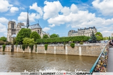 Paris Love Locks - near Notre Dame Cathedral
