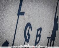 LGBT letter cutouts...