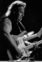 Smokin' Joe Kubek on a double-neck guitar