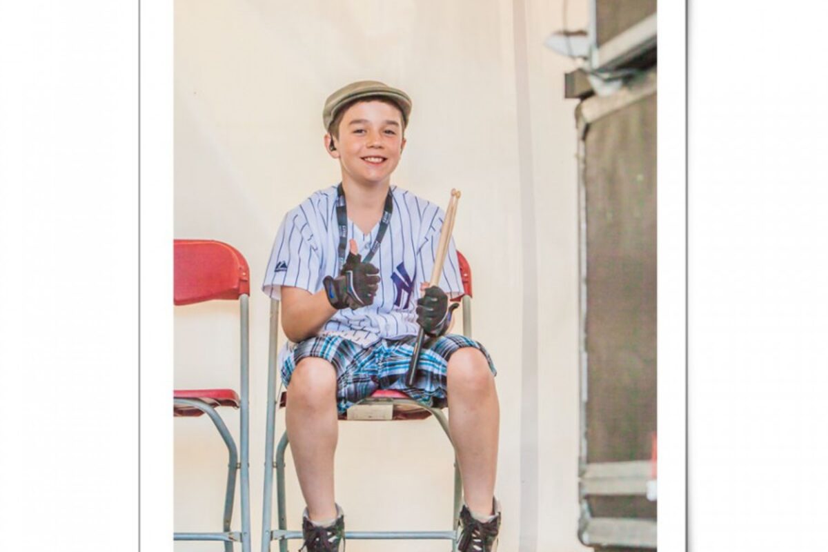 David Gogo hosts 10 Year Old Drummer