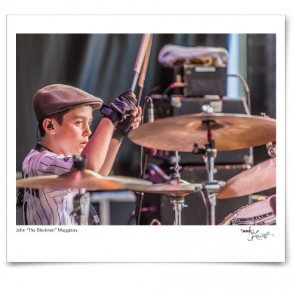 John "The Stickman" Muggianu playing with David Gogo